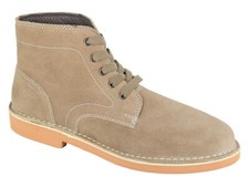 Mens roamers real suede - real,