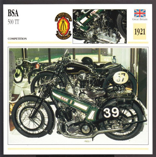 1921 bsa 500cc tourist - bsa,