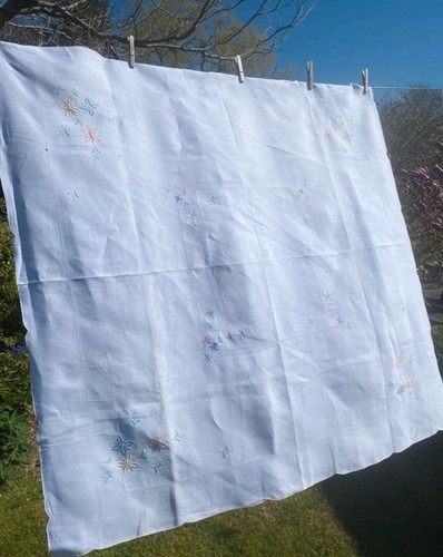 Pastel coloured embroidered - pastel,