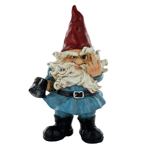 Gnome middle finger salute - middle,