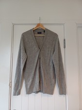 Mens Soft Grey Gant Wool