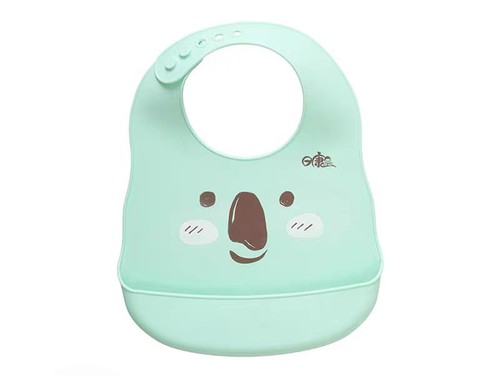 Baby silicone bib - koala, bear
