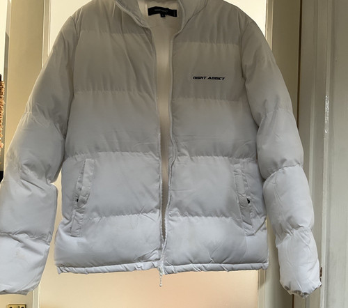 Night addict white bomber - addict,