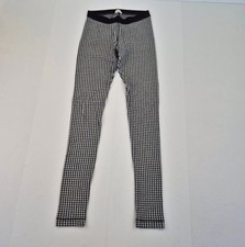 JACK WILLS Leggings 8 Black White Women's Pyjama Bottoms Dogstooth Cotton