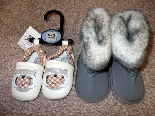 Pairs baby shoes and - baby,