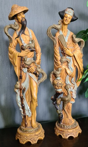 Vintage resin chinese asian - resin,