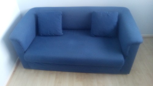 Ikea blue sofa bed - blue,