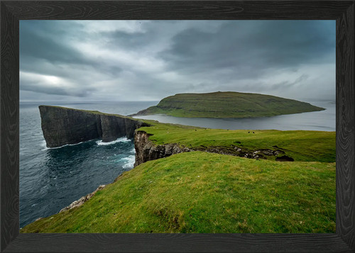 Scenic cliff faroe islands - scenic,