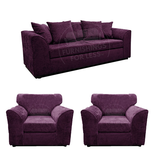 Monaco purple corner - purple, sofa