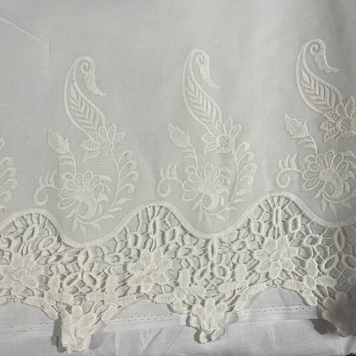 Cotton crochet embroidery - cotton,