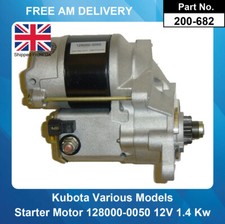 Starter Motor For Kubota