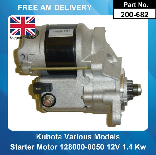 Starter motor for kubota d722 - starter,