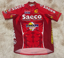 Cycling Saeco Cannondale Longoni Sport Estro S.Marino Jersey Size L