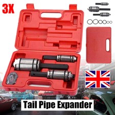 Tail Pipe Tube Exhaust Muffler Expander Spreader Tool Kit 1-1/18" 3-1/2" w/ Box