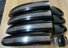 GENUINE FORD MONDEO MK4 GALAXY S-MAX CHROME DOOR HANDLE SET BLACK 2007 - 2014