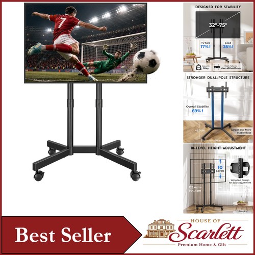 Elegant rolling stand for - tv,