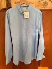 Gant Poplin Shirt - XXL - Blue