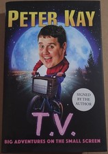 SIGNED - Peter Kay Book - T.V