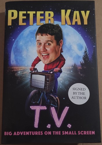 Signed peter kay book - kay,