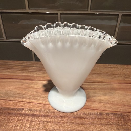 Vntg fenton silver crest - vntg,