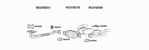 Euroflo exhaust system for - exhaust,