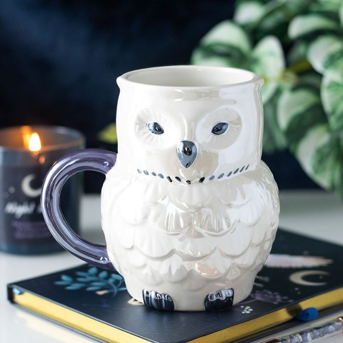 Owl shaped iridescent textured - shaped,
