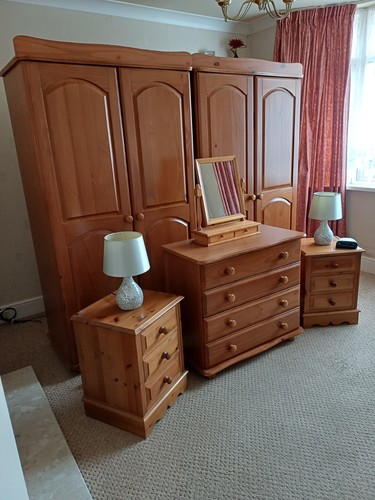 Solid pine bedroom - solid,