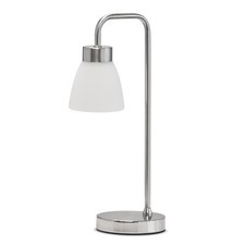 Table Lamp  Arch Satin Silver