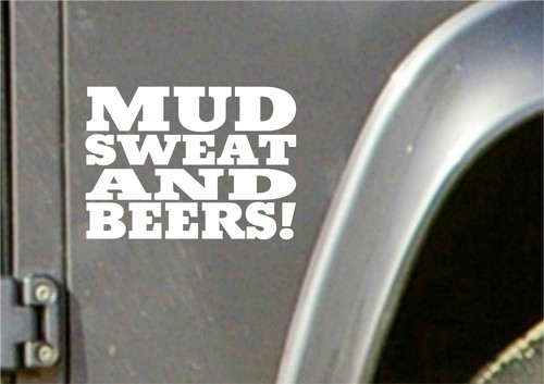Mud sweat beer sticker - sticker,,