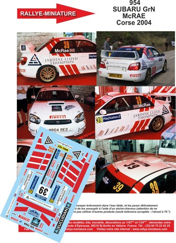 Decals ref 0954 subaru - ref,