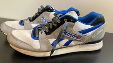 Reebok GL 6000 OG Retro Grey White Blue Shoes Sneakers Size 12 Throwback