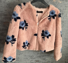 ZARA PINK SHORT FLORAL FAUX