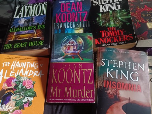 Job lot horror fiction - lot, 9
