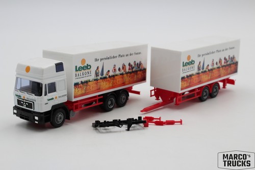 Awm man f90 box trailer - box, truck