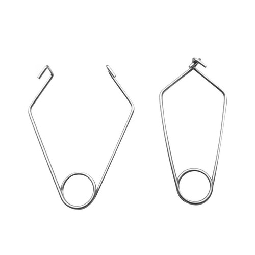 2 pieces stainless steel hooks