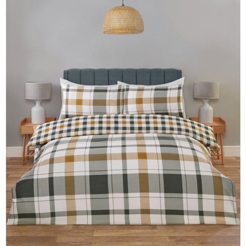 Braemar tartan check duvet - braemar,