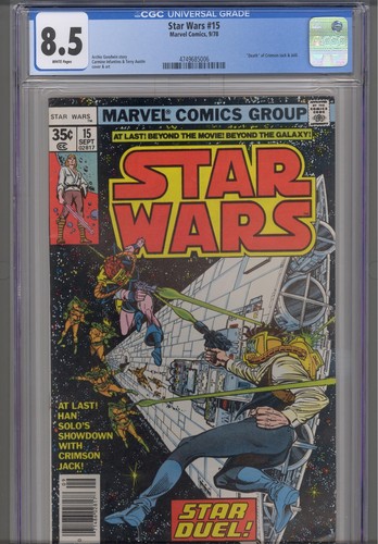 Star wars cgc 5 1978 - #15,