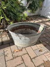 Vintage Galvanised Tin Metal