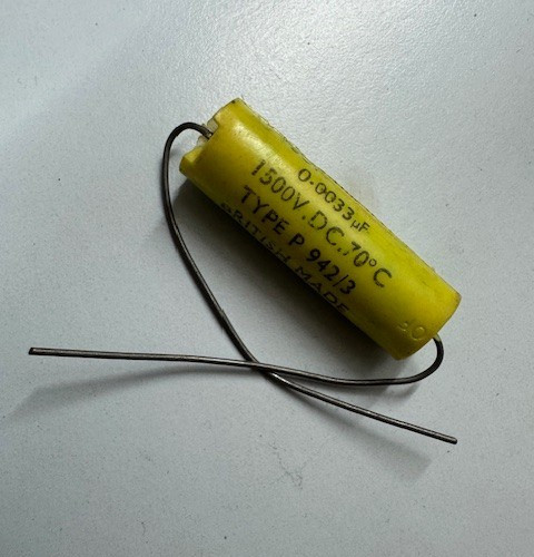 Nos capacitor plessey tcc - capacitor, plessey/tcc