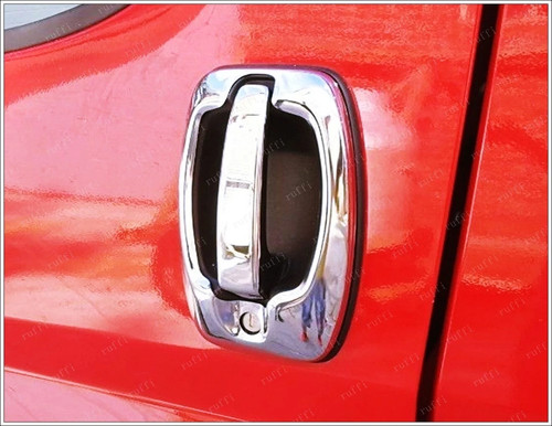 Chrome door handle - door,