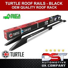 ROOF RAILS BARS NO DRILL for VW TRANSPORTER CARAVELLE T5 03-09 BLACK SWB
