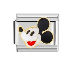 New Disney Mickey Mouse Nomination Style Charm Fits 9mm Nomination Bracelet 