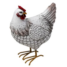 White Speckled Chicken Hen