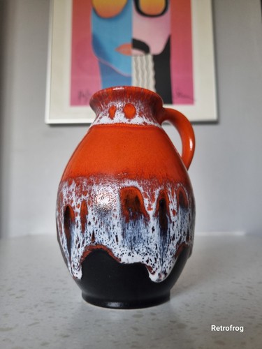 Fat lava orange west german - orange,