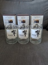 3 x EMPTY Hibiki Suntory