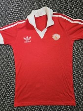Rare Original Manchester United 1980/1982 Home Shirt YOUTHS ADIDAS VGC