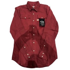 G-STAR Men's Flame Red Landoh Shirt L/S RRP £60