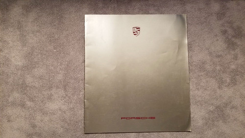 1987 porsche original brochure - porsche,