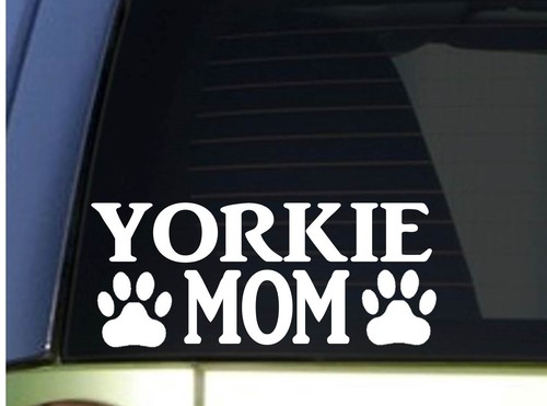 Yorkie mom sticker - yorkie, *h307*