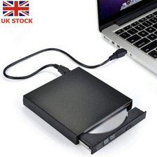 USB External DVD CD Hard Disc Burner Player Reader Optical Drive for PC Laptop